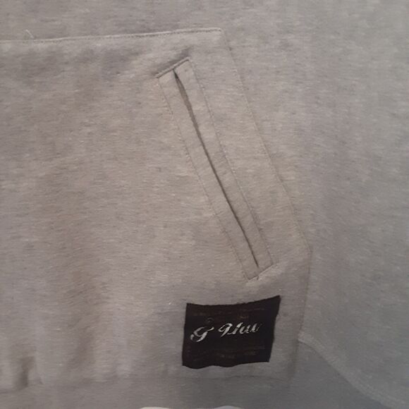 G Unit Adult Mens 2XL Gray Crewneck Sweatshirt Rap Hip Hop Pockets Heavy Weight - Picture 3 of 9